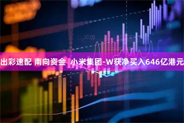 出彩速配 南向资金  小米集团-W获净买入646亿港元